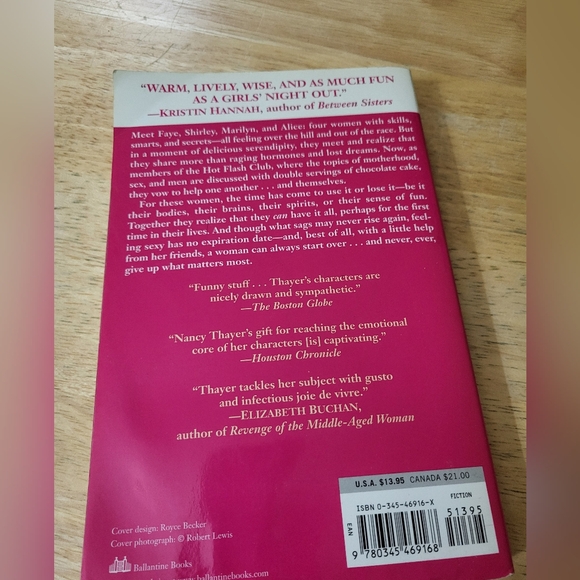 The Hot Flash Club A Novel By Nancy Thayer - Picture 3 of 3